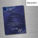 Search for luxury elegant wedding invitations Navy blue
