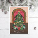 Search for victorian christmas cards Illustration