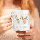 Search for monogram letter w mugs Initial