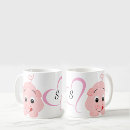 Search for pink piggy mugs Cute pig
