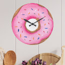 Search for pink kitchen clocks Doughnut