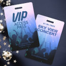 Search for vip access id badges Music festival