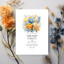 Search for pale blue wedding invitations Watercolor