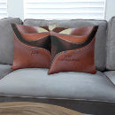 Search for green leather cushions Brown