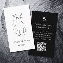 Search for black cat business cards Groomer