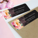 Search for peonie return address labels Modern