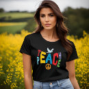 Search for teach peace tshirts Dove