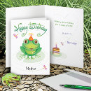 Search for toad birthday cards Amphibian
