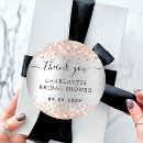 Search for rose bridal shower stickers Silver
