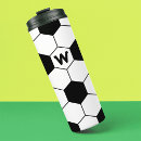 Search for soccer ball mugs Black and white