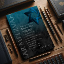 Search for blue ombre invitations Black