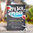 Search for chalkboard pool party invitations Summer