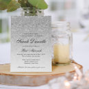 Search for silver bar bat mitzvah invitations Glitter