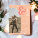 Search for peach wedding invitations Calligraphy