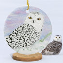 Search for snowy owl christmas tree decorations Nature