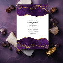 Search for purple geode wedding invitations Violet