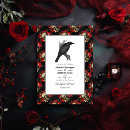Search for crimson wedding invitations Vintage