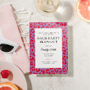 Search for animal print hens party invitations Leopard