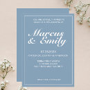 Search for blue and white wedding invitations Trendy