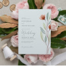 Search for watercolor flowers invitations Sage green