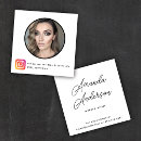 Search for influencer business cards Minimal