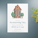 Search for red housewarming invitations Illustration