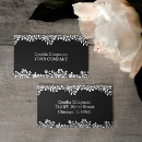 Search for elegant goth business cards Chic