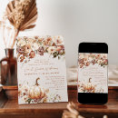 Search for rustic fall baby shower invitations Pumpkin
