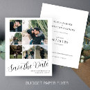 Search for multi photo save the dates Minimalist