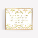 Search for wedding guest books White
