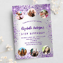 Search for friend birthday invitations Purple