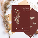 Search for fall wedding rsvp cards Simple