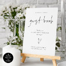 Search for guest book wedding signs Black and white