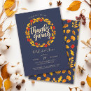 Search for wreath thanksgiving invitations Autumn leaves wreath