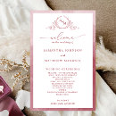 Search for burgundy wedding programs Watercolor
