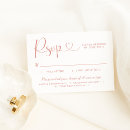 Search for number of guests rsvp cards Calligraphy script
