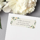 Search for winter rose return address labels Greenery