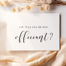 Search for will you be our officiant proposal Calligraphy