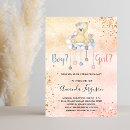 Search for teddy bear gender reveal invitations Boy or girl