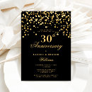 Search for 30th wedding anniversary invitations Elegant