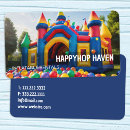 Search for party rental business cards Bouncing rentals
