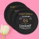 Search for black and gold paper plates Celebration