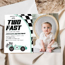 Search for green race car invitations Kids