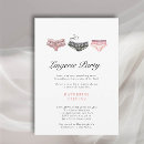 Search for pink black lingerie party invitations Bra