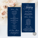 Search for navy wedding programmes Classy