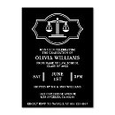 Search for scales of justice invitations Classic