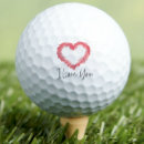 Search for valentines day golf equipment I love you
