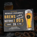 Search for beer rehearsal dinner invitations Love is brewing