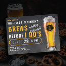 Search for beer rehearsal dinner invitations Love is brewing