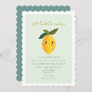 Search for lime baby shower invitations Citrus